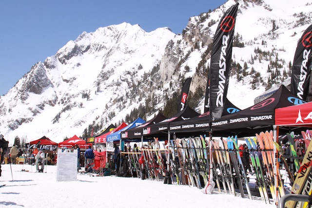 Demo next year's skis at the Alta in April Demo Day. (Photo: Discover Alta)