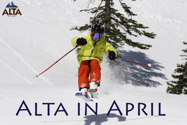 Alta in April is a celebration of spring skiing in upper Little Cottonwood Canyon. (Photo: Discover Alta)
