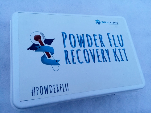 The Ski Utah Powder Flu Recovery Kit contains stuff you'll need to "recover" by skiing sweet powder. (Photo: Jared Hargrave - UtahOutside.com)
