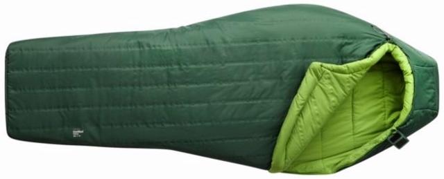 The Mountain Hardwear Hotbed Flame 20 sleeping bag features welded Lamina construction to keep out cold spots. (Photo: Mountain Hardwear)