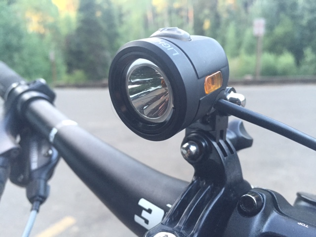 We review the Light & Motion Imjin 800 bike light. (Photo: Jared Hargrave - UtahOutside.com)