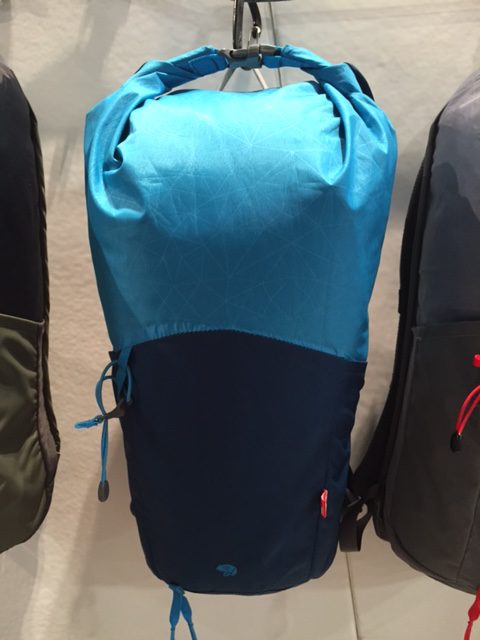 The Mountain Hardwear Scramber RT 20 OutDry Backpack at Outdoor Retailer 2016 Summer Market. (Photo: Jared Hargrave - UtahOutside.com)