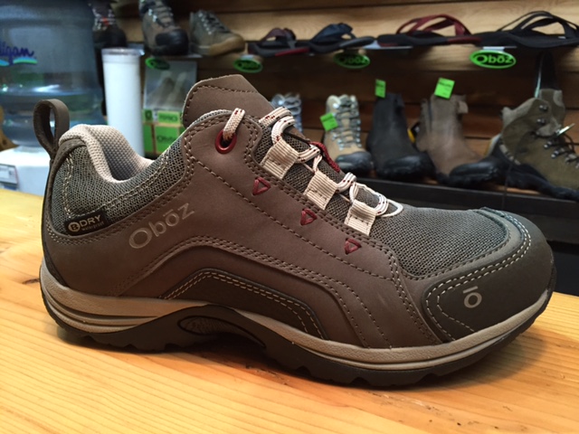 The Oboz Mesa Low BDry hiking boots at 2016 Outdoor Retailer Summer Market. (Photo: Jared Hargrave - UtahOutside.com)