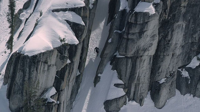 Still frame from the new ski movie, "Monumental." (Photo: Powder/KGB Productions)