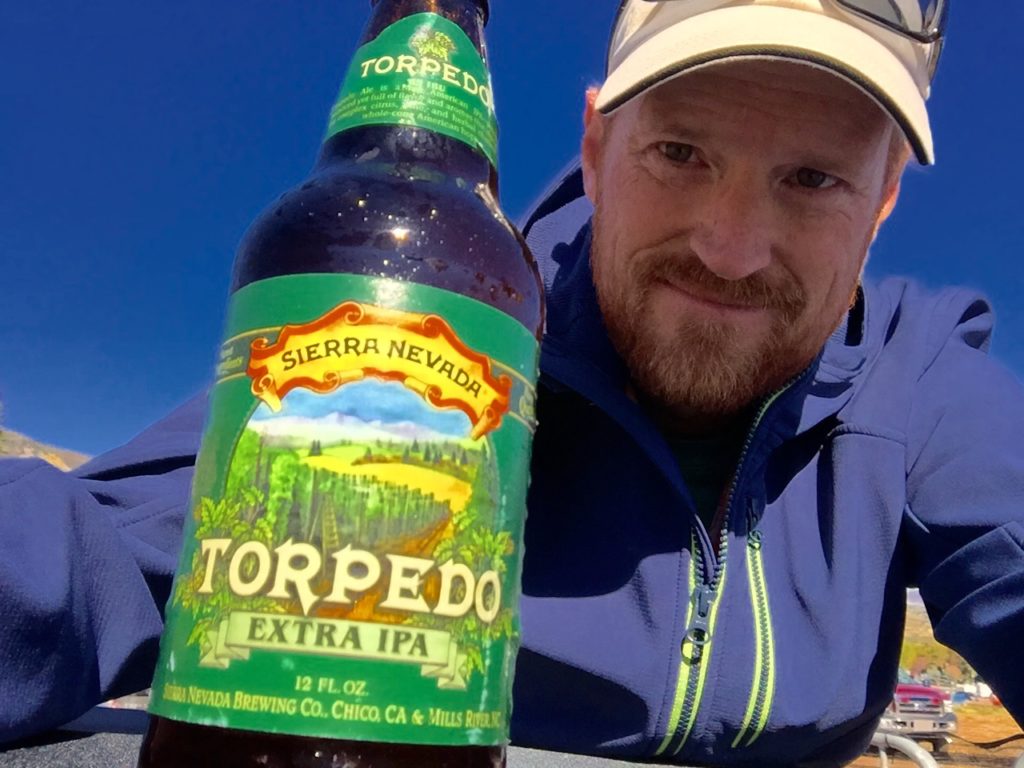 Forget a medal. My reward for running at 10k? A cold sierra Nevada Torpedo in the beer tent. (Photo: Jared Hargrave - UtahOutside.com)