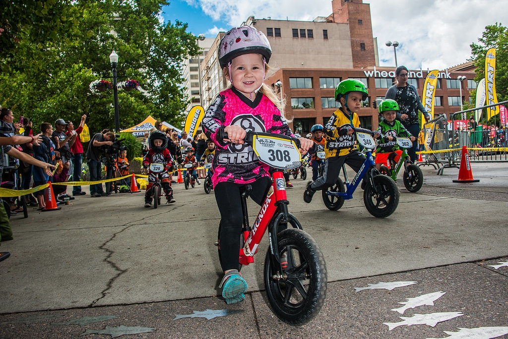 Enter your child into a Strider Cup Race in 2017 - the World Championships happens at the Gallivan Center in Salt Lake City. (Photo: Strider Bikes)
