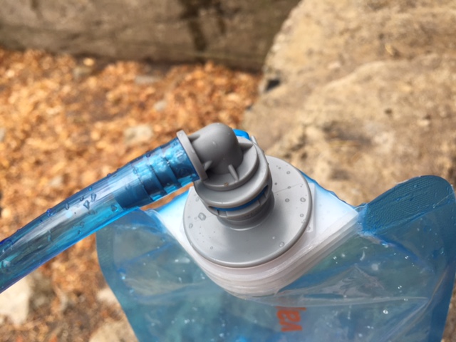 The Vapur DrinkLink Hydration Tube screws right onto the 1.5L Anti-Bottle. (Photo: Jared Hargrave - UtahOutside.com)