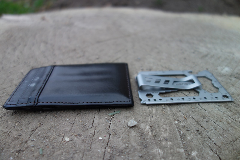 Even with the money clip attached, the Toolcard has a much slimmer profile than my old wallet. (photo: Ryan Malavolta/Utahoutside.com) 4 AttachmentsView allDownload all