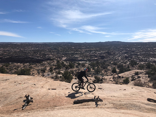 Mountain Biking Navajo Rocks