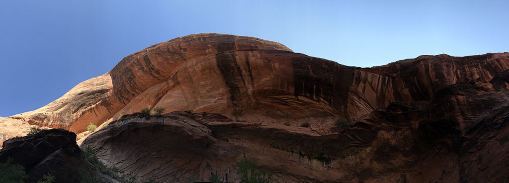 Panorama in Grandstaff Canyon.